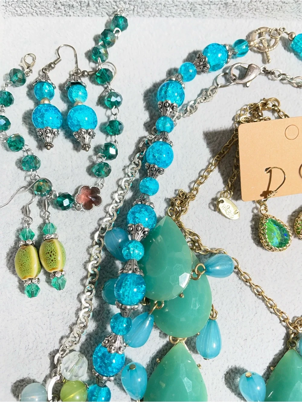 Fashion Jewelry blue green
